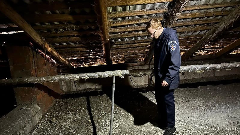 Образование наледи и сосулек